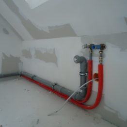 Rohinstallation Spüle