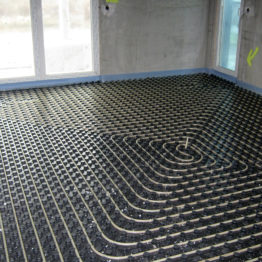 Nockensystem Fußbodenheizung