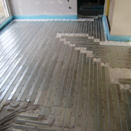 Renovierung System Fußbodenheizung
