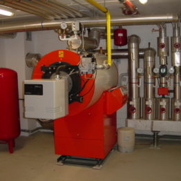 Groß-Gaskesselanlage mit Pumpenbaugruppe 