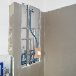 Rohinstallation Dusche